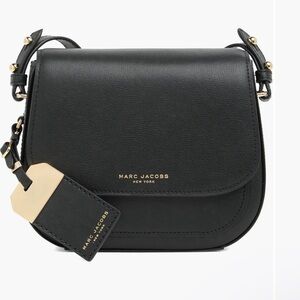 Marc Jacobs Black Mini Rider Leather Crossbody bag